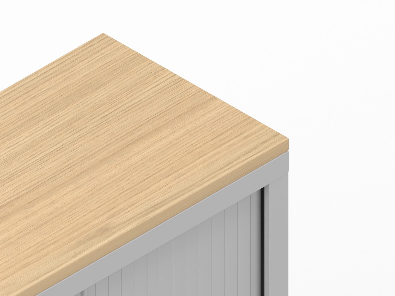 Top finish for tambour cupboard