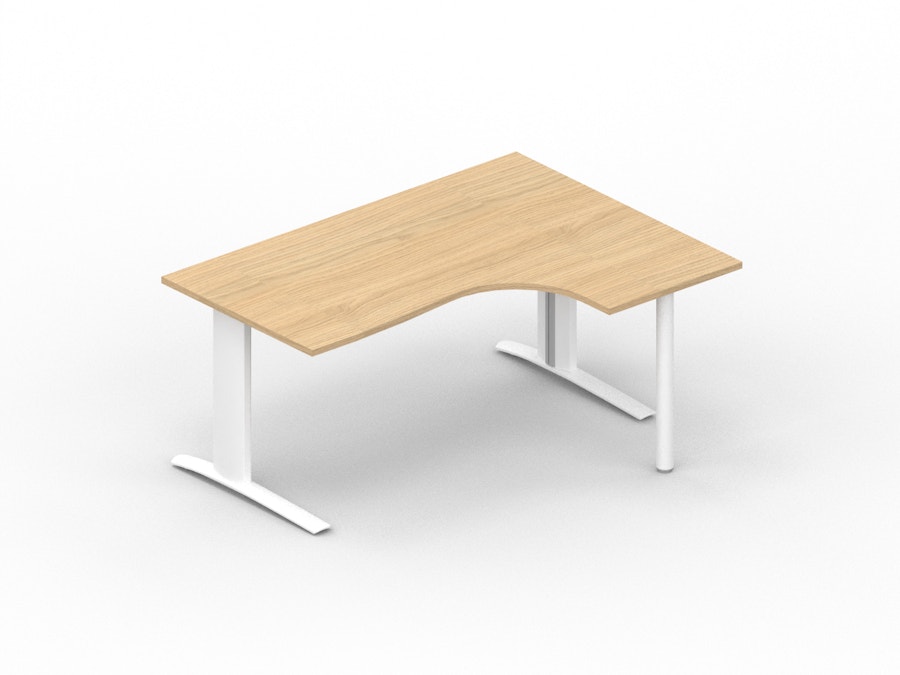 Asymmetric corner desk K1