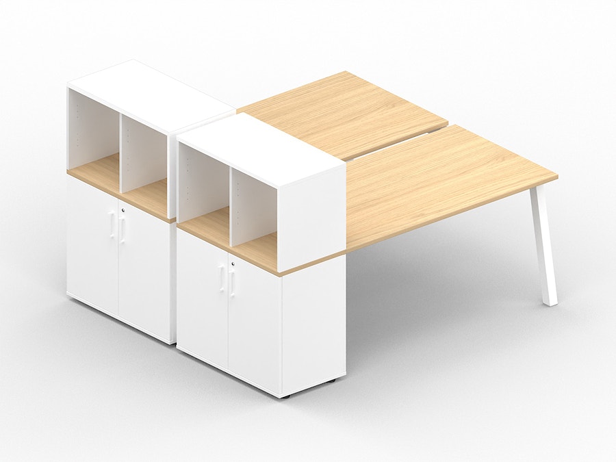 Bureau bench K8 avec armoire + niche