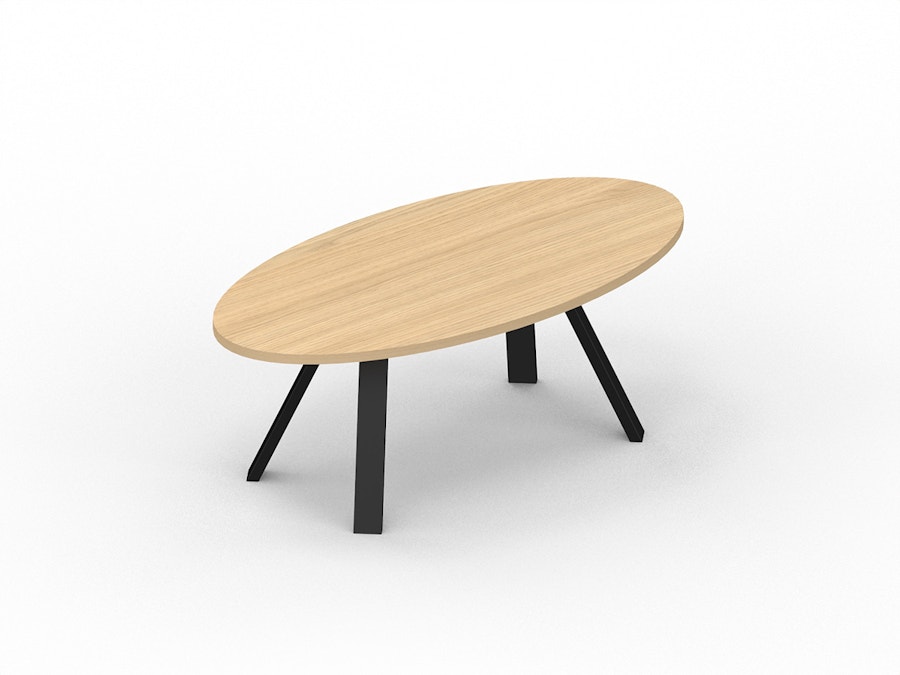 Oval meeting table X3