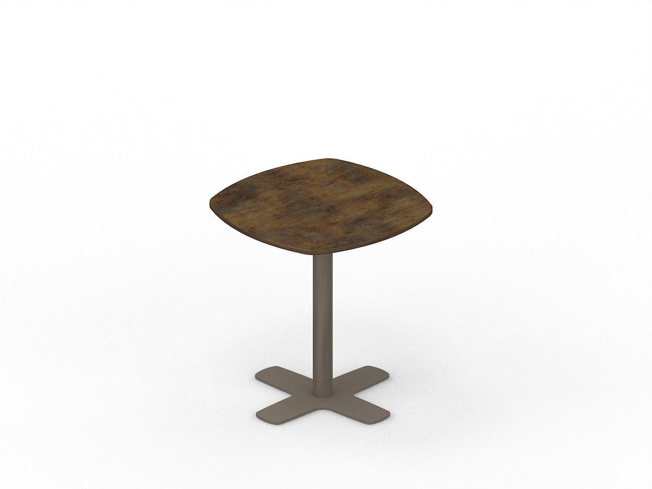 Square table rounded corners STREAM LINE